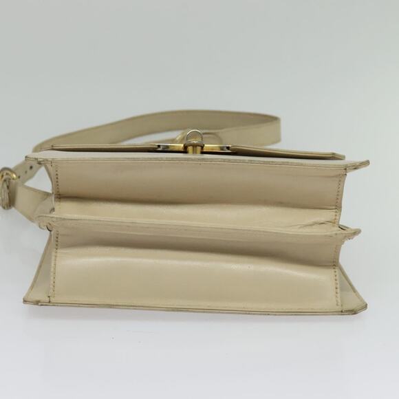 GUCCI Shoulder Bag Leather Cream Gold - Picture 5 of 16
